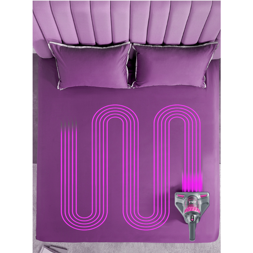 Máy hút bụi giường, ve chó không dây, 3 in 1 sử dụng tia UV diệt khuẩn thế hệ mới công suất 100W, lực hút 10000pa