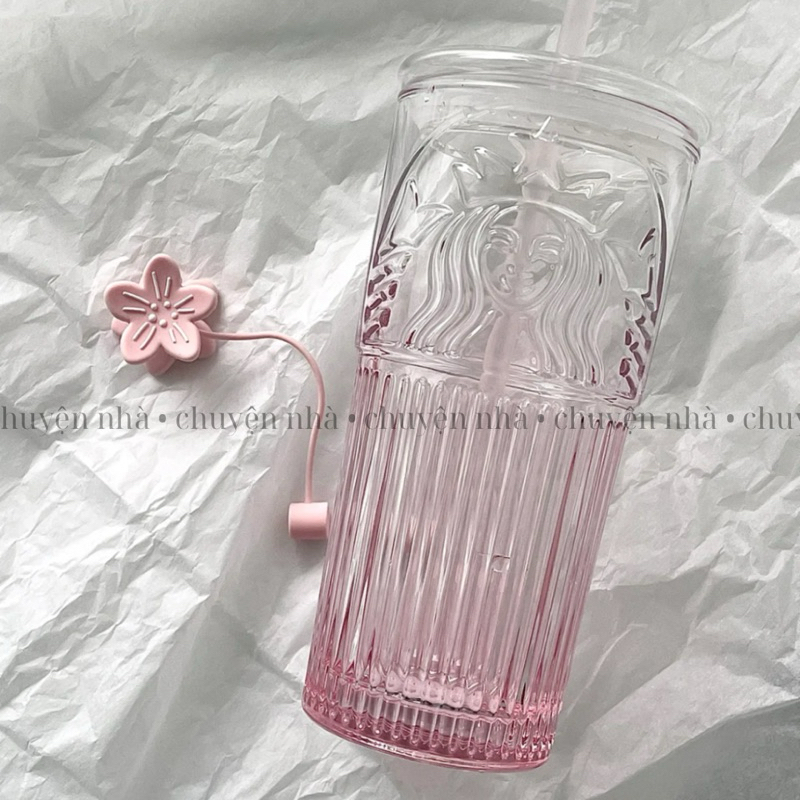 LY THUỶ TINH STARBUCKS 550ml SIREN LOGO