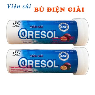 Viên sủi Oresol bù nước & điện giải - tuýp 10 viên