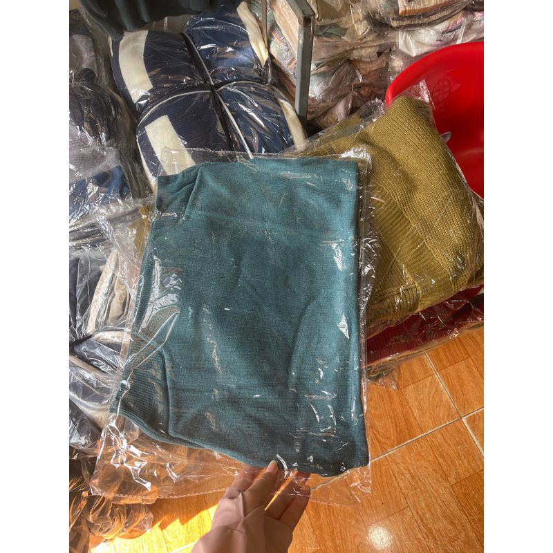 Áo len tay hến cổ 3p - len mịn mã 1923