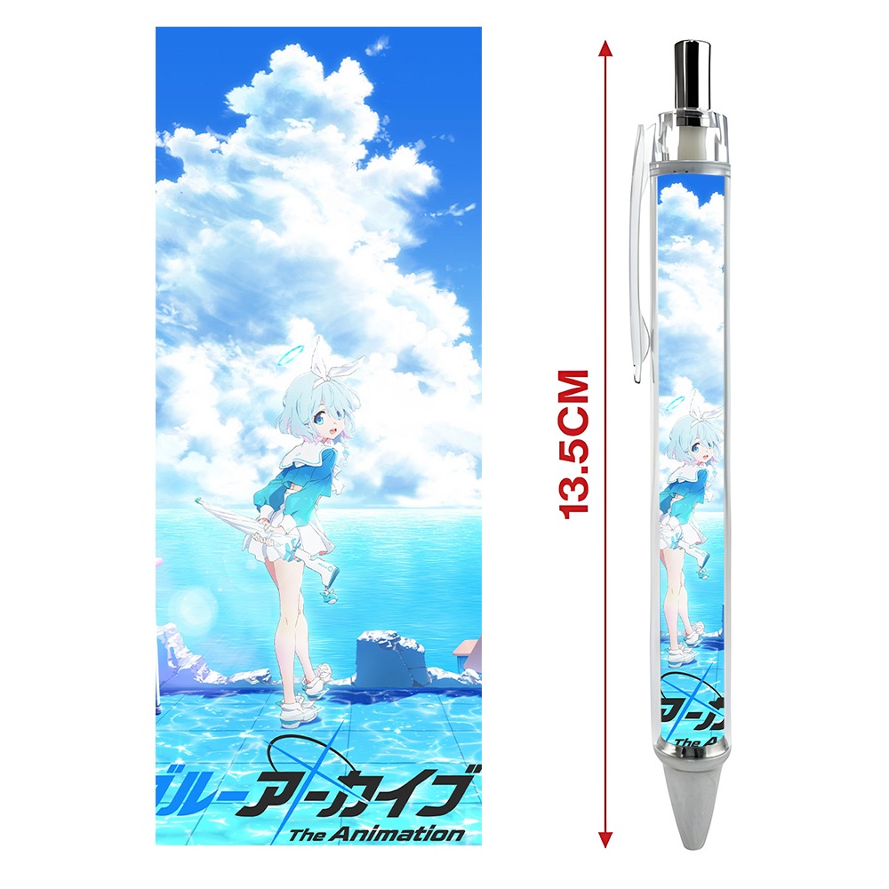 Bút viết In hình Arona Plana  Game Blue Archive - Hình in sắc nét - Bút Gel ngòi 0.5mm by 2D Tộc Shop