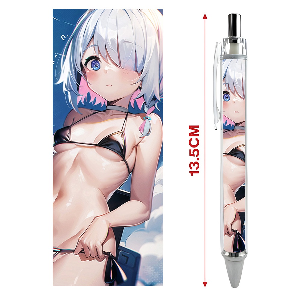 Bút viết In hình Arona Plana  Game Blue Archive - Hình in sắc nét - Bút Gel ngòi 0.5mm by 2D Tộc Shop