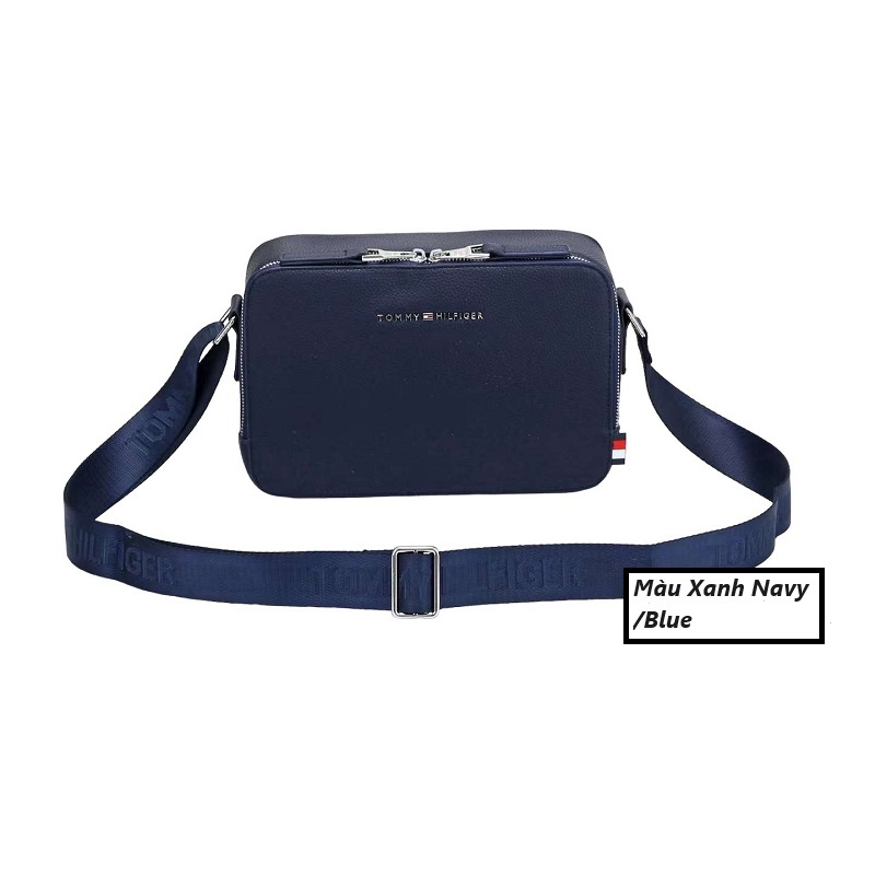 Túi xách nam Tommy da bò cao cấp, túi đeo chéo da sử dụng đi làm, đi chơi, túi hộp dáng ngang hiện đại.