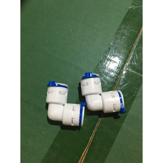 Cút góc 2 đầu nối nhanh phi 10