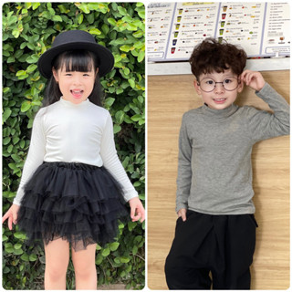   Gee  Áo giữ nhiệt cổ 3 phân cho bé và cả nhà vải gỗ sồi  MODAL  mềm mịn thoải mái size từ 10-65kg made in Vietnam 