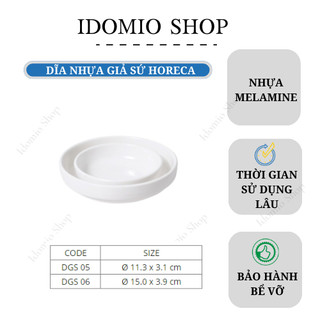 Dĩa Nhựa Melamine Sâu - DGS06T