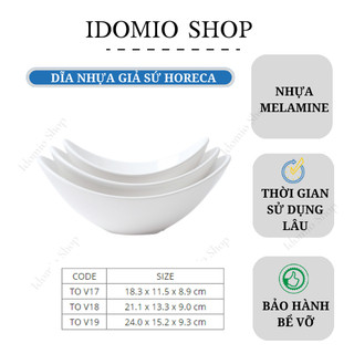 Tô Nhựa Melamine Elip -  TOV17