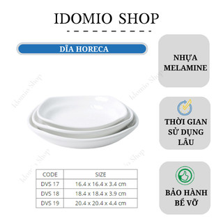 Dĩa Nhựa Vuông Sâu Nhựa Melamine Cao Cấp