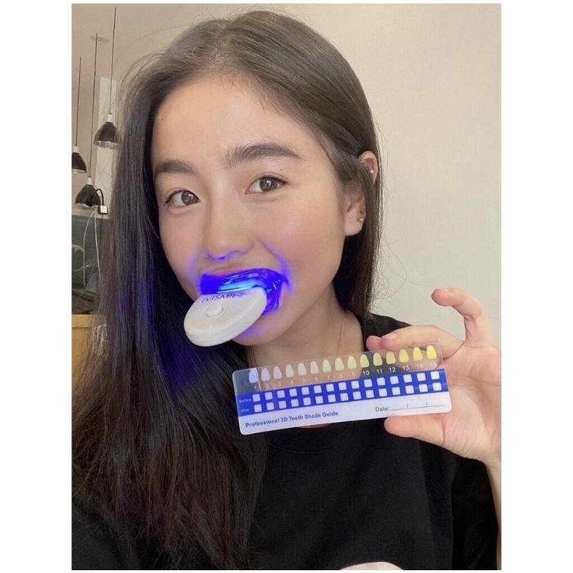 Máy làm trắng răng SMILEKIT SENSITVEtẩy trắng răng không gây ê buốt làm trắng từ bên trong, không Hydrogen