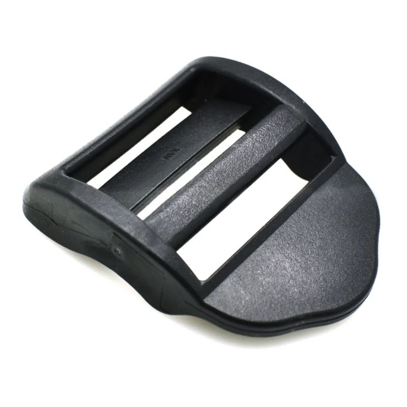 Khóa nhựa rùa 20/25/32/38mm rộng rãi màu đen khóa kiểu thang thanh trượt 1 PC khóa nhả cho ba lô Dây đeo Webbing TA0003