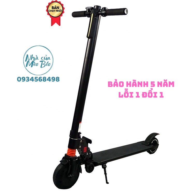 Xe Scooter điện người lớn có thể gấp gọn thanh thiếu niên nam nữ đi làm đi học tiện lợi - Xe Scooter gấp gọn