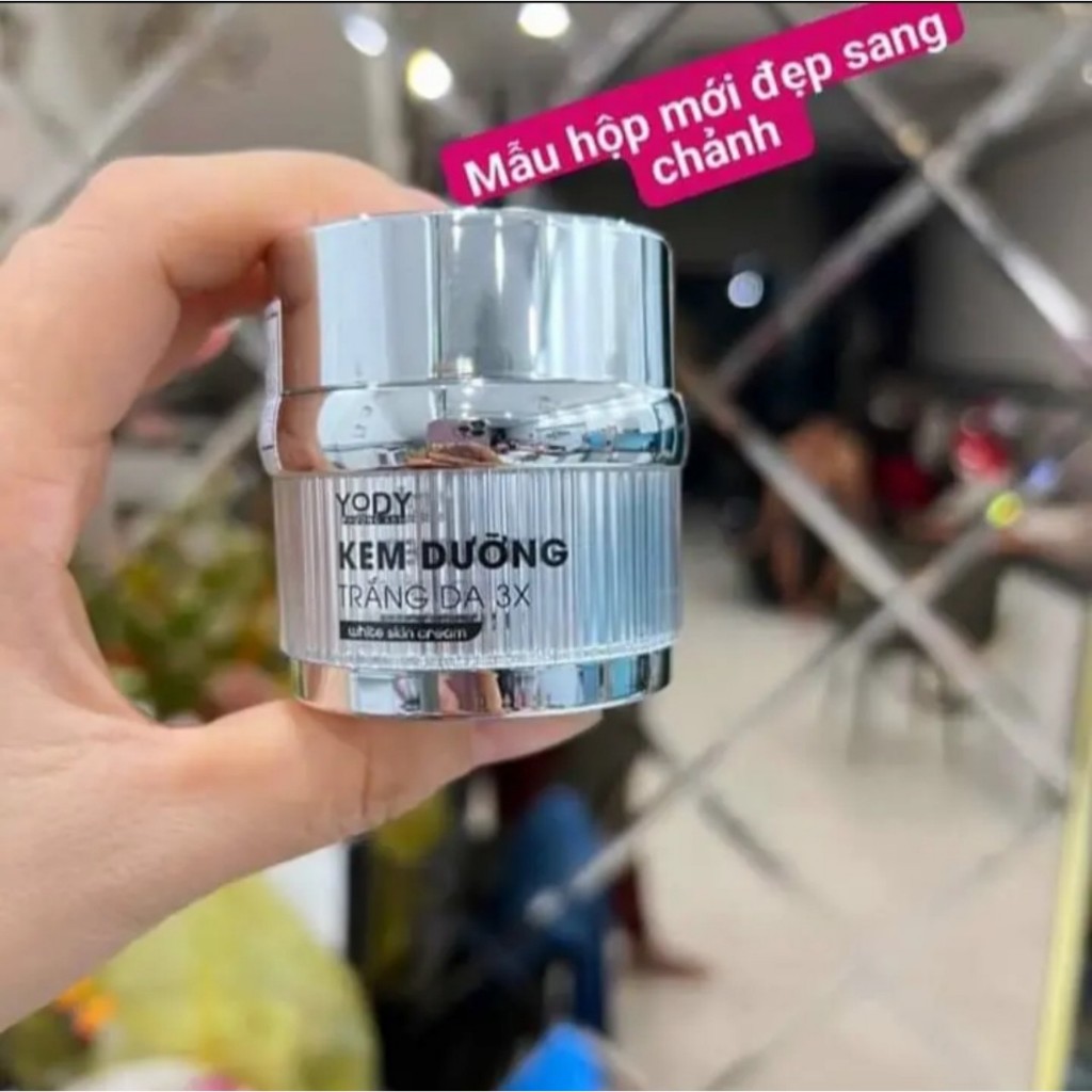 Kem 3X dưỡng trắng da Phương Anh Yody White mẫu mới chính hãng hàng xóa số lô