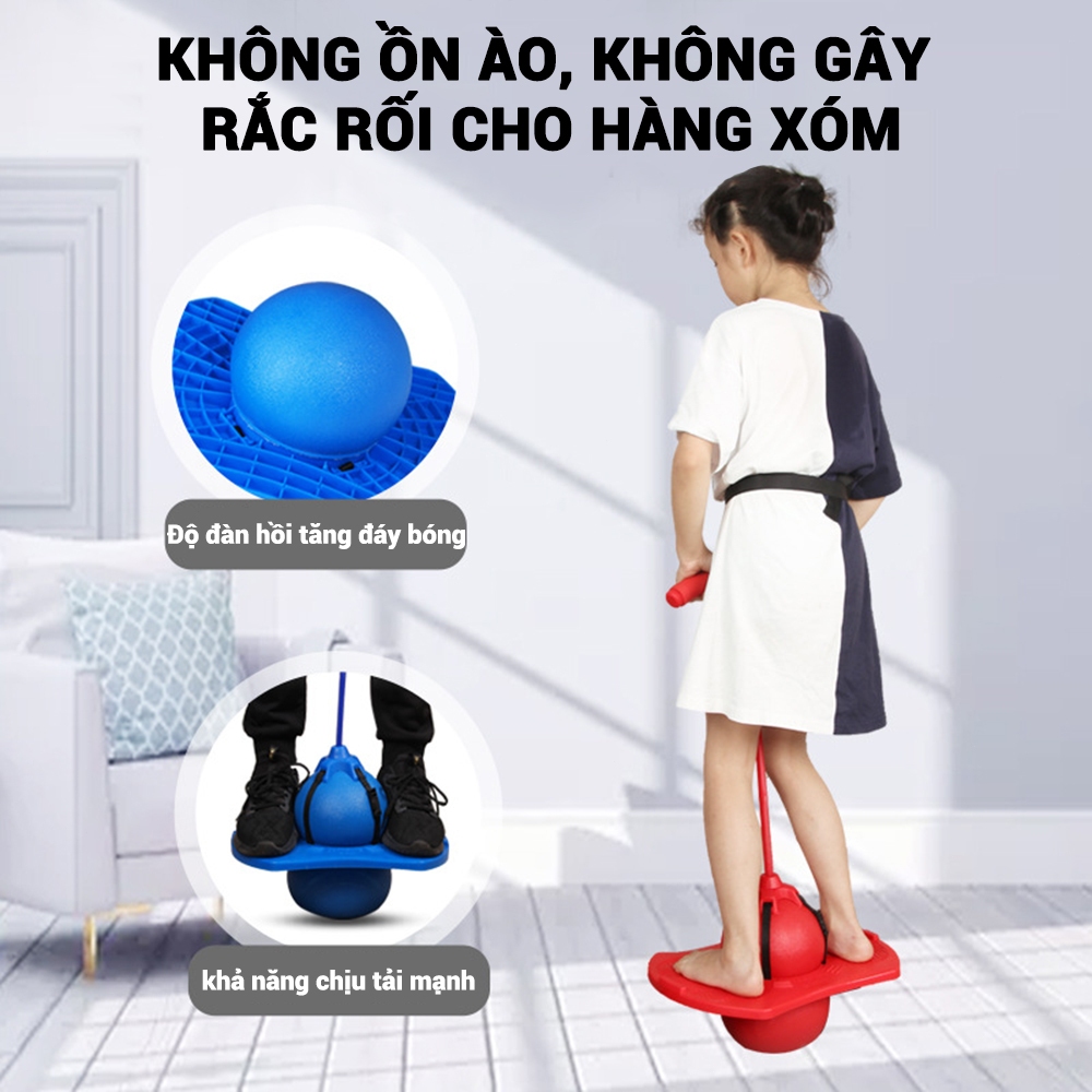 OneTwoFit Đồ Chơi Bóng Nhảy Cảm Biến Cân Bằng Cho Bé - Bóng nhảy dây tăng cường ET018501