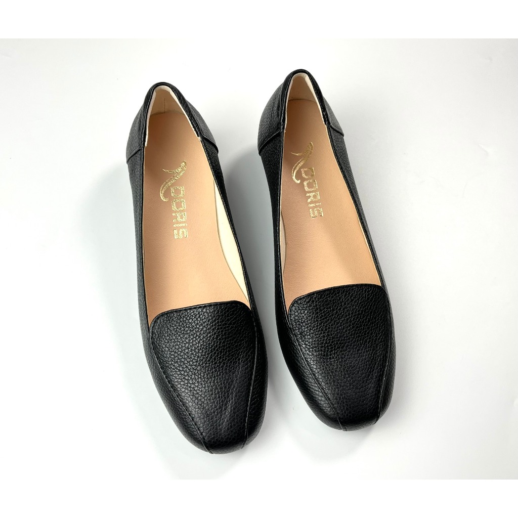 Giày Búp Bê Đế Xuồng da thật 3cm mũi vuông  DN305- FORM CHUẨN.