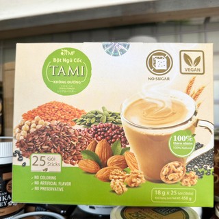Bột ngũ cốc TAMI không đường - [Công ty Tâm Minh] [Natural Food Ohsawa]