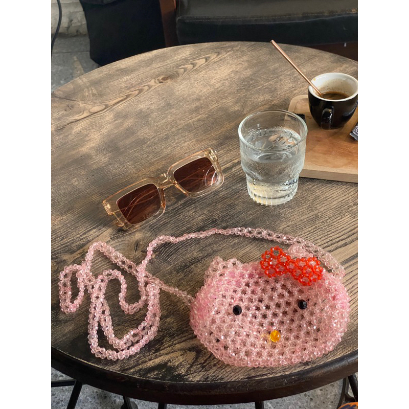 Túi cườm Hello Kitty