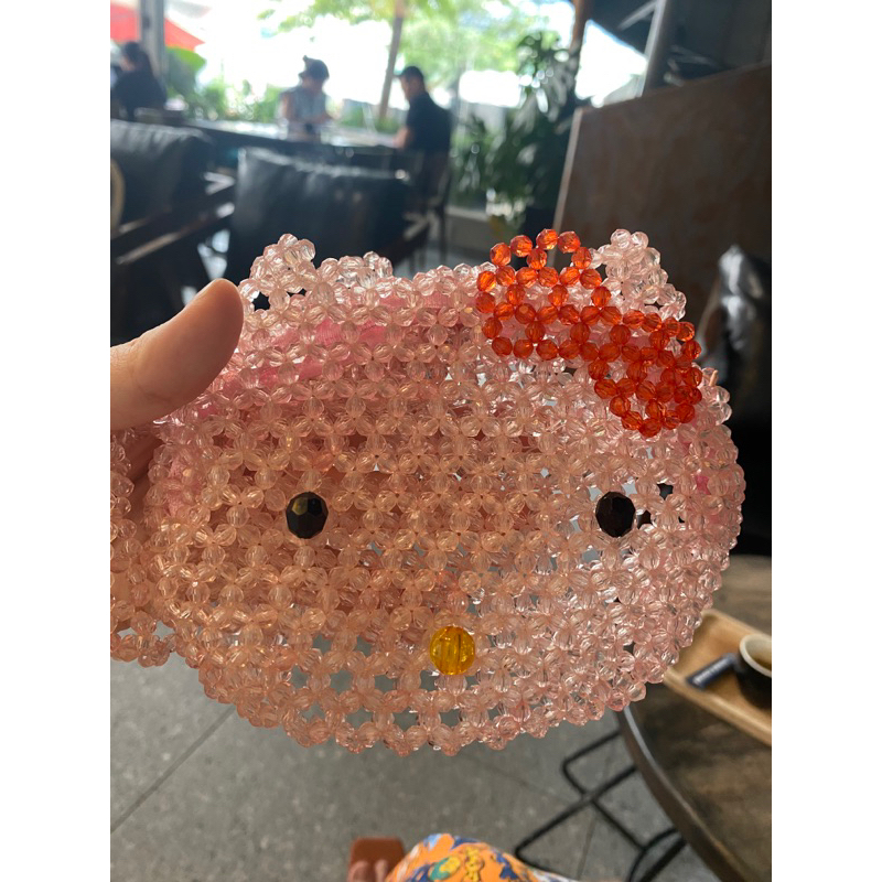 Túi cườm Hello Kitty