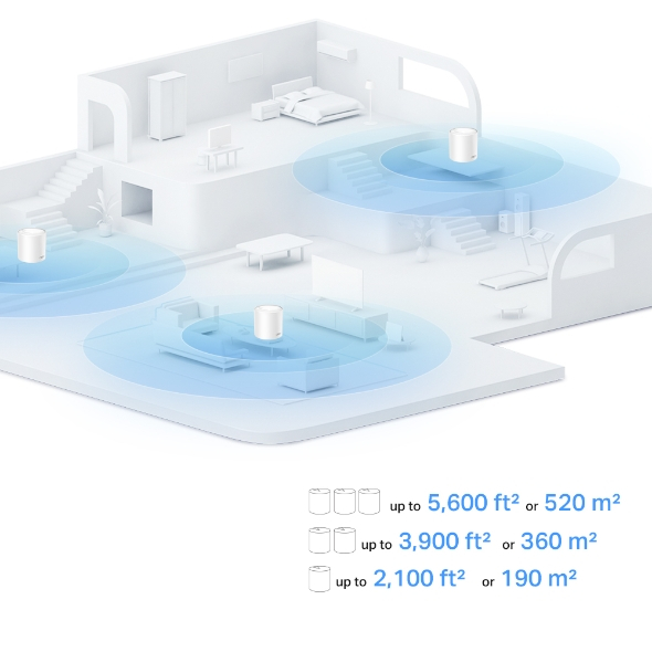 [Mã ELCL12 giảm 9% đơn 300K] Bộ Phát Wifi Mesh TP-Link Deco X10 Chuẩn Wifi 6 AX 1500Mbps