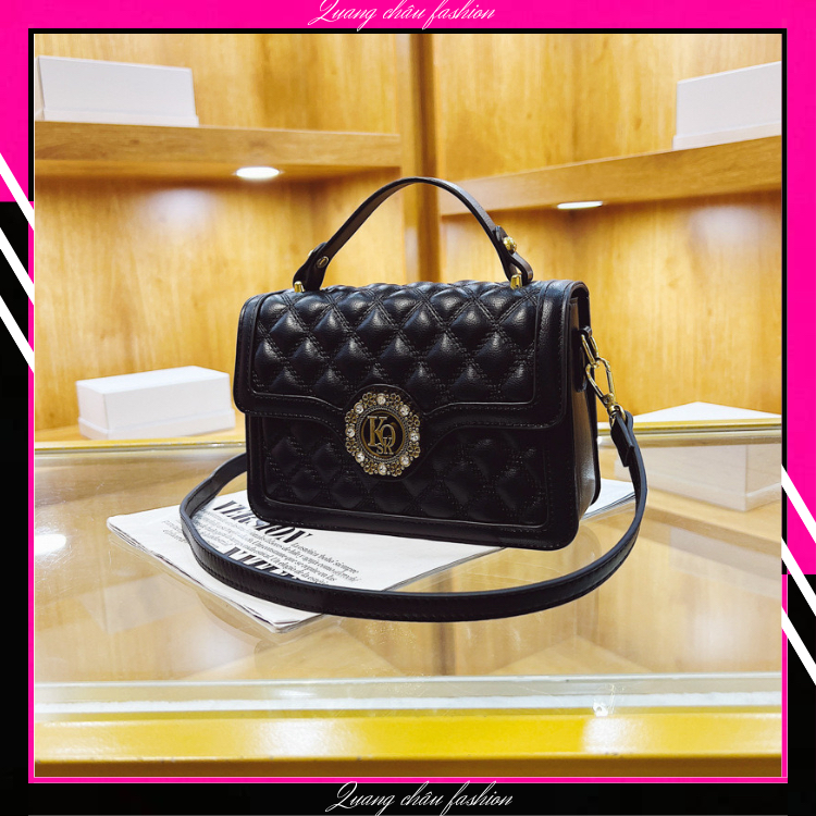 💞Túi Xách,Túi Đeo Chéo Nữ 💞Hàng Cao Cấp Da PU Thêu Nổi Hoạ Tiết Trám Sắc Nét Đã Siêu Mềm,Hàng Quảng Châu Loại 1 QC004