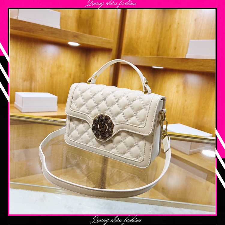 💞Túi Xách,Túi Đeo Chéo Nữ 💞Hàng Cao Cấp Da PU Thêu Nổi Hoạ Tiết Trám Sắc Nét Đã Siêu Mềm,Hàng Quảng Châu Loại 1 QC004