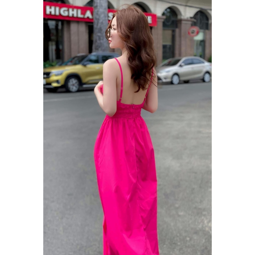 ĐẦM MAXI 2 DÂY . ĐẦM CHUẨN QUẢNG CHÂU. azmobile2023