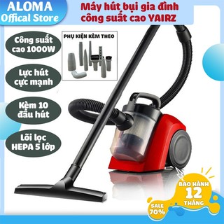 Máy hút bụi YAIRZ XY-1008 gia đình cao cấp công suất 1000W lực hút cực mạnh, gồm 9 đầu hút - BH 12 tháng