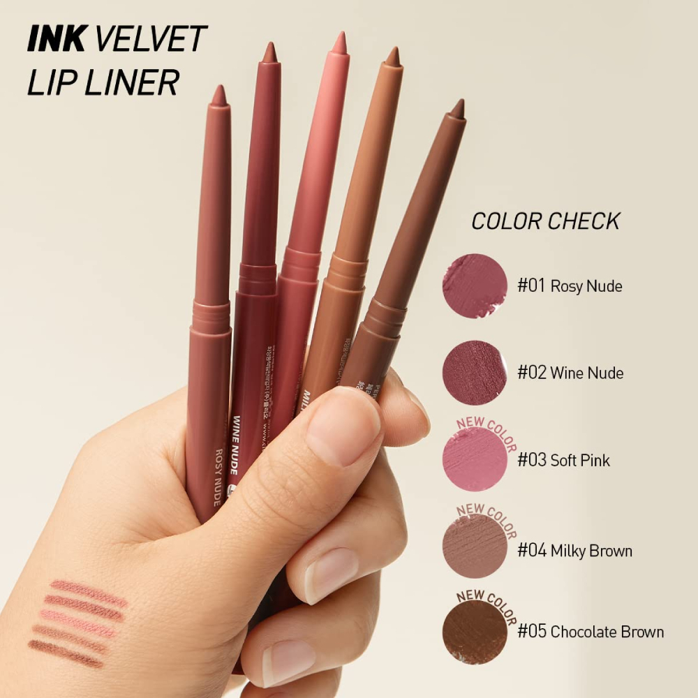 Son Viền Môi Peripera Ink Velvet Lip Liner 0.3g