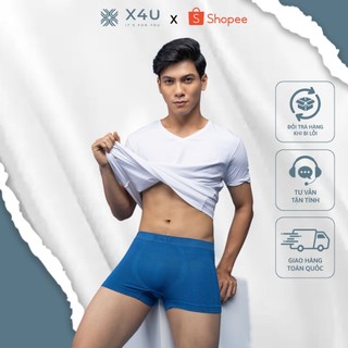 Quần lót nam boxer X4U DELUXE thiết kế nam tính vải thun dệt kim mềm mịn, co giãn, thấm hút tốt (992)