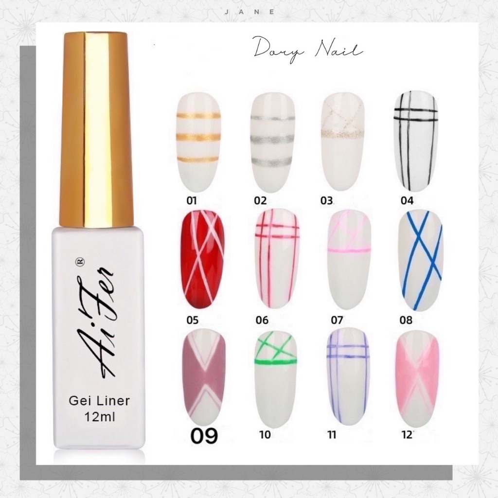 Cọ nét vẽ móng Aifer