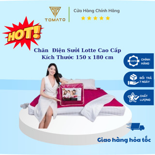 Chăn Nệm Đệm Thảm Nhung Sưởi Điện Cao Cấp Lotte Aluminium 150x180cm Chính Hãng Hàn Quốc Bảo Hành 12 Tháng - Tomato Store