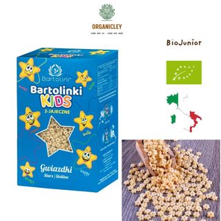 Mì nui cho bé hình sao bartolini 250g - nui hữu cơ cho bé ăn dặm - mì hữu cơ cho bé ăn dặm - mỳ organic - organicley