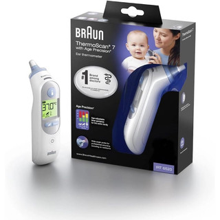 Nhiệt kế đo tai braun irt6520, braun thermoscan 7 - hàng mới, chính hãng bm mỡ
