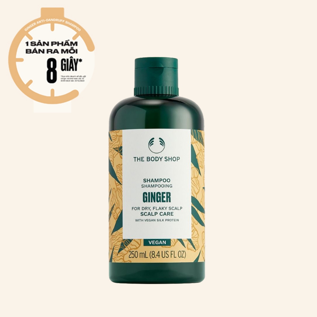 Dầu gội gừng The Body Shop Ginger Scalp Care Shampoo 250ml