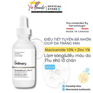 The Ordinary Niacinamide 10% + Zinc 1% - Serum The Ordinary kiềm dầu, giảm mụn