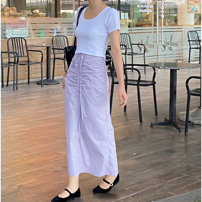 Chân Váy Dài Nhún Eo