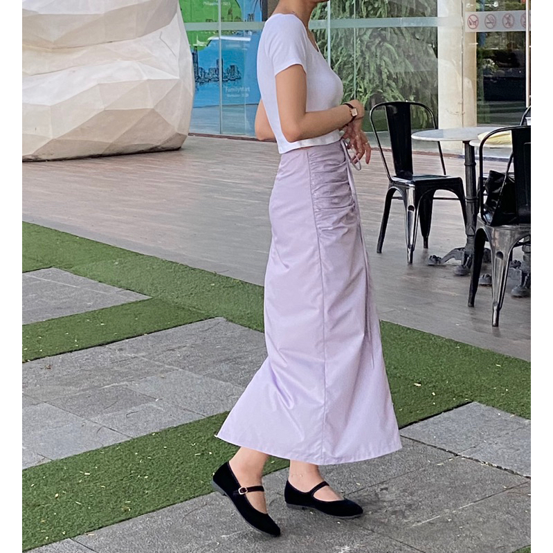 Chân Váy Dài Nhún Eo