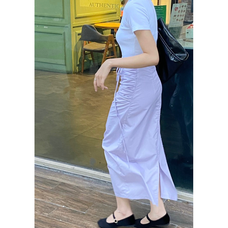 Chân Váy Dài Nhún Eo