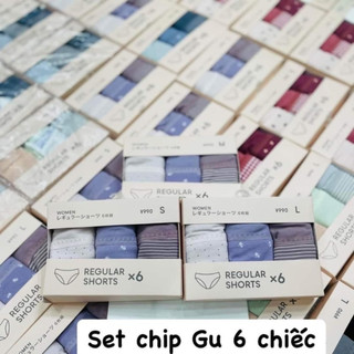 Quần chip Gu set 6 Nhật Bản