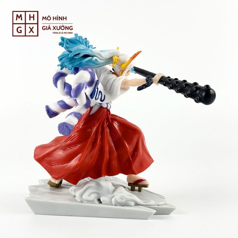 Mô Hình OnePiece ACE đại chiến Yamato - Cao 12cm - nặng 160gram - Phụ Kiện : Đế + chùy gai + lửa , Figure OnePiece