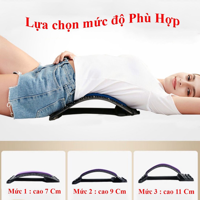 Khung định hình và nắn chỉnh cột sống diện chẩn từ - Hỗ trợ giảm đau mỏi lưng, thư giãn lưng cải thiện thoái hoá