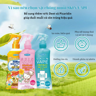 Xịt muỗi và côn trùng Skin Vape 200ml chính hãng