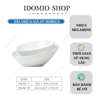 Tô Nhựa Melamine Đựng Salad Cao Cấp