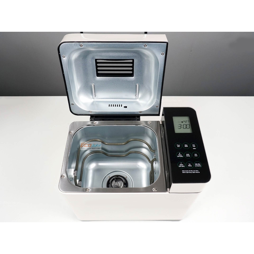 Máy làm bánh mì tự động 3 trong 1 Petrus PE9600VN - bản tiếng Việt, tặng kèm găng tay, sách công thức tiếng Việt