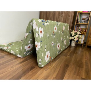 Áo bọc nệm Topper 2 mặt có khóa kéo khổ 1m0/1m2/1m4/1m6/1m8 dầy 1 tấc (xài cho nệm 7-10cm)