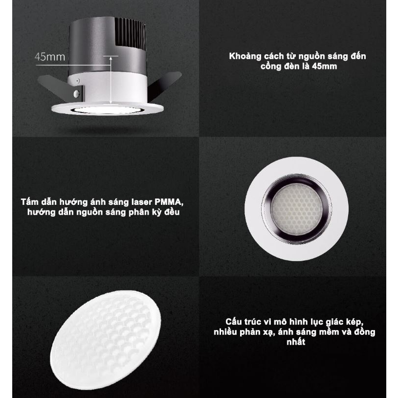 Đèn LED âm trần Yeelight Downlight & Spotlight M3 - Ra95, tương thích HomeKit