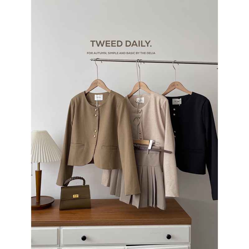 9028  ÁO KHOÁC CỔ TRÒN DÀI TAY 4 CÚC