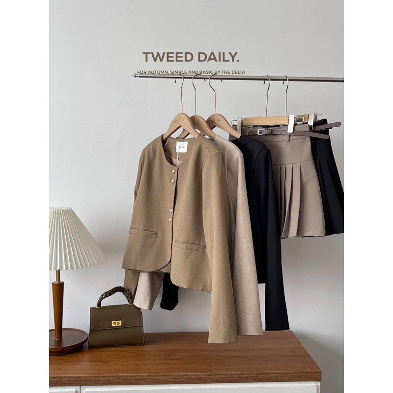 9028  ÁO KHOÁC CỔ TRÒN DÀI TAY 4 CÚC