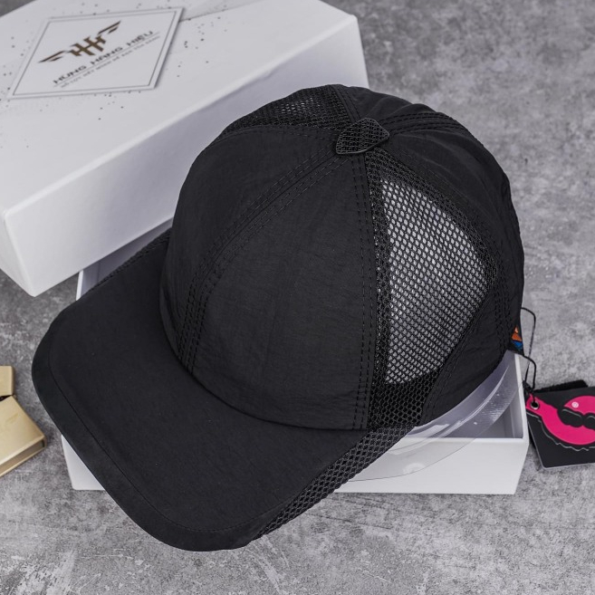 Mũ Nón Sơn chính hãng vải dù phối da cao cấp MC013 - Hùng Nón Hiệu