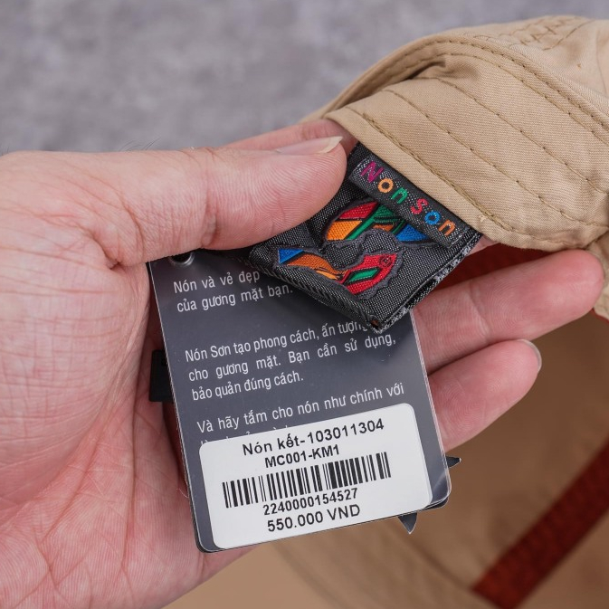 Mũ Nón Sơn chính hãng dành cho nam và nữ chất liệu cotton cao cấp MC001A - Hùng Nón Hiệu