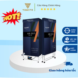 Tủ sấy máy sấy quần áo chính hãng gume hàn quốc di động gấp gọn đa năng điều khiển từ xa bảo hành 12 tháng tomato store